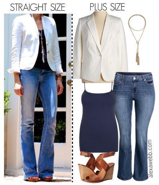 White Blazer Outfit, Plus-size clothing, Casual wear: Plus size outfit,  Blazer Outfit,  Fashion accessory,  Casual Outfits  