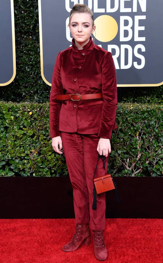 ELSIE FISHER at the 2019 Golden Globes, Red Carpet Hollywood: Celebrity Fashion,  Red Carpet Dresses,  Red Carpet Hairstyle,  Award Functions,  Beautiful Celebs Pics,  Red Carpet Photos,  Hollywood,  Golden  