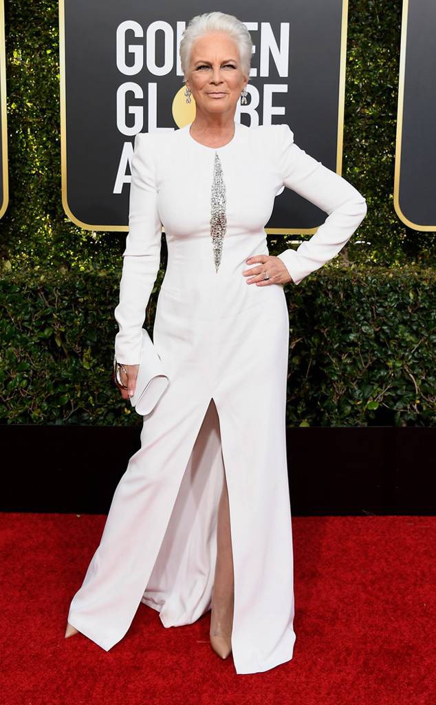 JAMIE LEE CURTIS at the 2019 Golden Globes Red Carpet Looks: Celebrity Fashion,  Hollywood Award Function,  Red Carpet Dresses,  Red Carpet Pictures,  Beautiful Celebs Pics,  Golden  