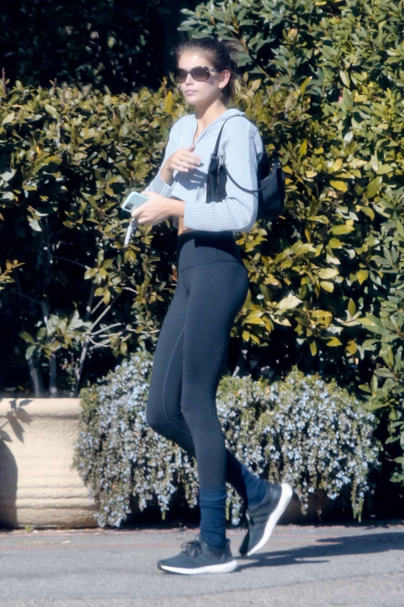 Kaia Gerber in Tights – Out in Malibu: Tights,  Malibu  