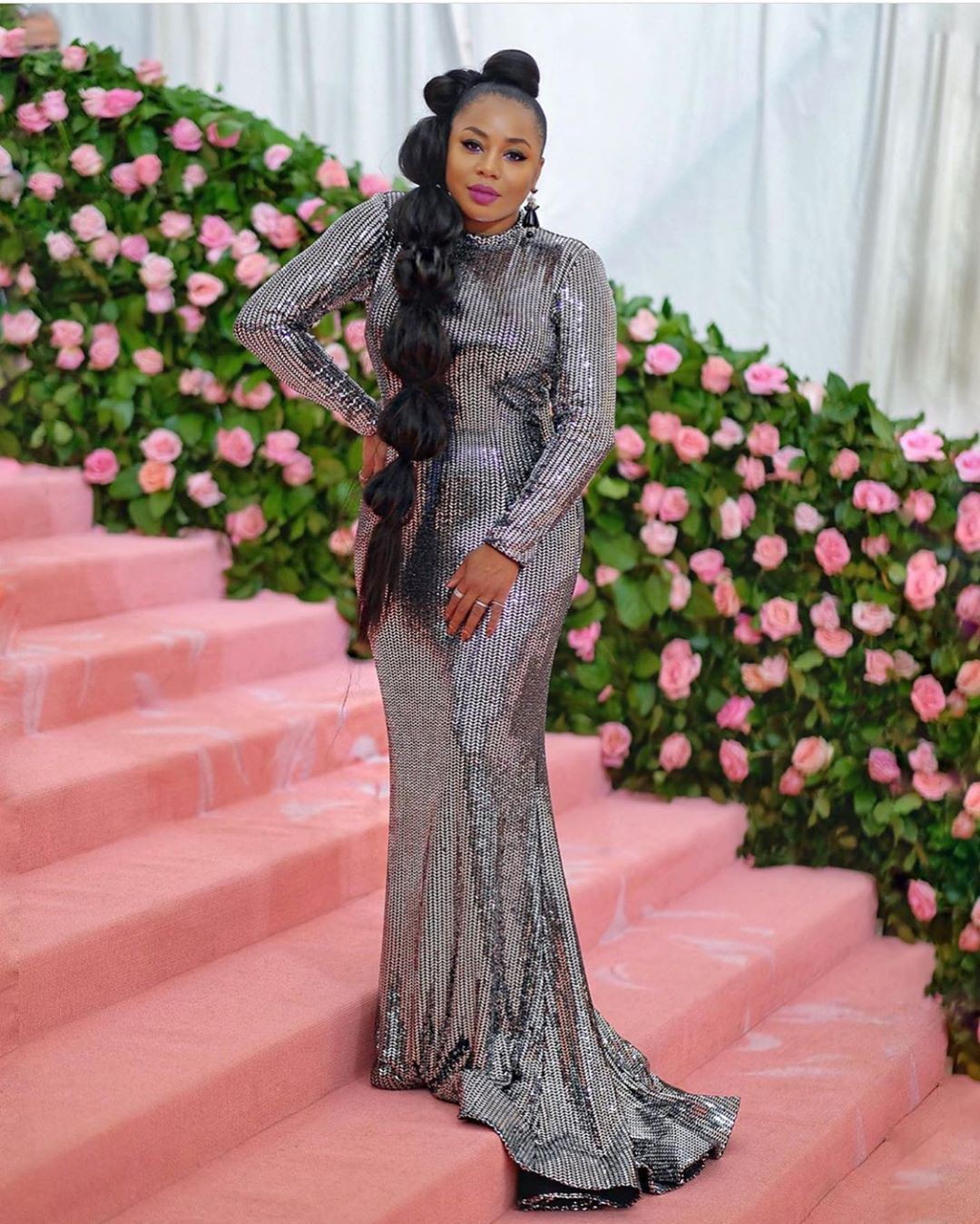 Kela Walker in Jovani at the MET Gala 2019 Red Carpet: Celebrity Outfits,  Red Carpet Dresses,  Red Carpet Hairstyle,  Award Functions,  Beautiful Celebs Pics  