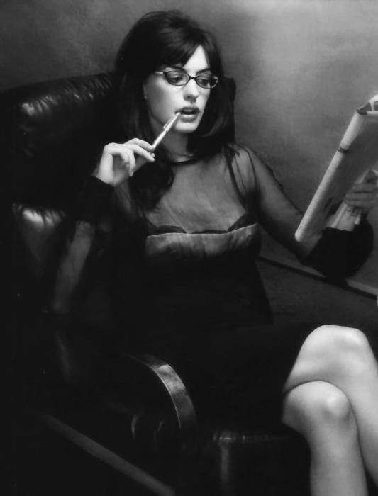 Sexy celebrities black and white photography: Pin-Up Girl,  Nerdy Glasses  