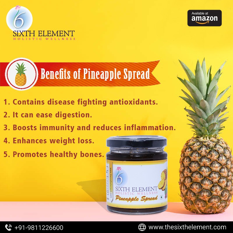 Benefits of Pineapple Spread: 