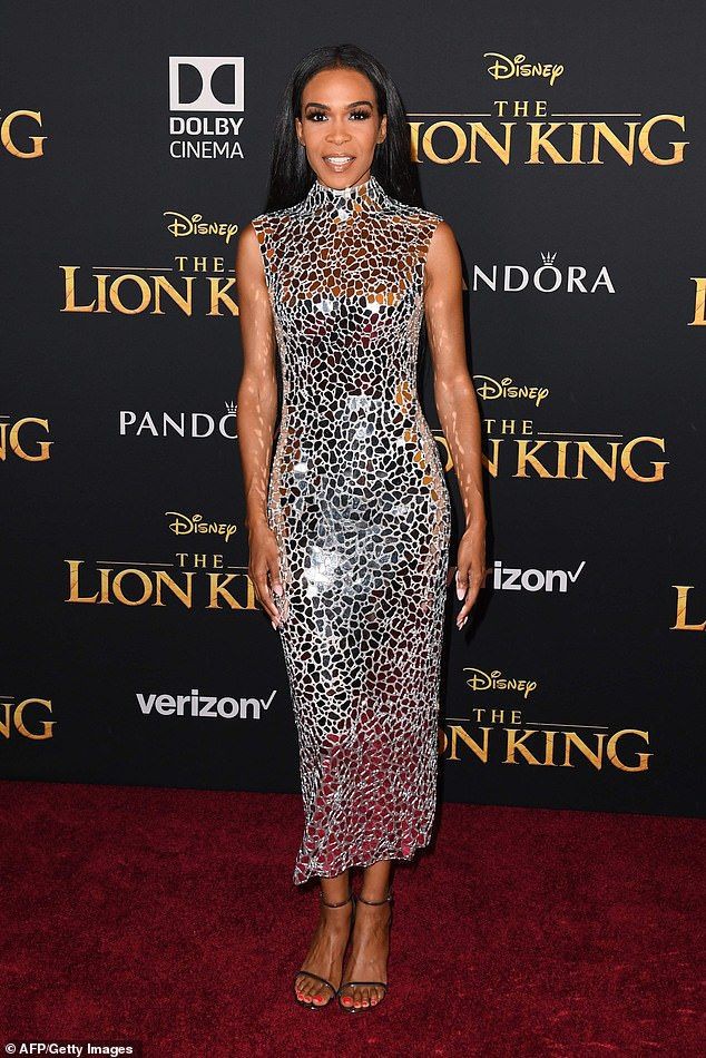 Lovely And Classy Cocktail Dress For Women Michelle Williams and Kelly Rowland stun at Lion King premiere in LA: party outfits,  Sequin Fashion,  Sequin For Ladies,  Stylish Party Outfits  