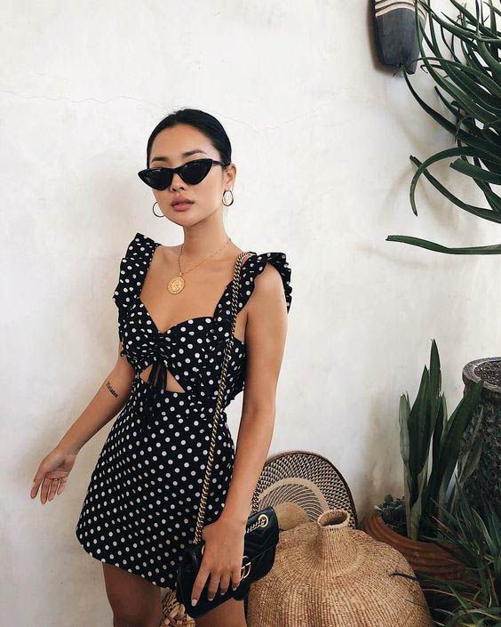 Adorable stuff outfits inspo 2020, Polka dot: summer outfits,  Vintage clothing,  Tiger Mist,  Fashion week,  Street Style  