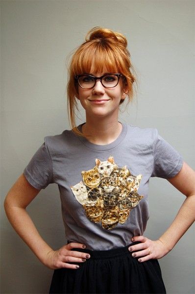 Red hair bangs glasses | Nerdy Glasses For Girls | Nerdy Glasses, Red hair,