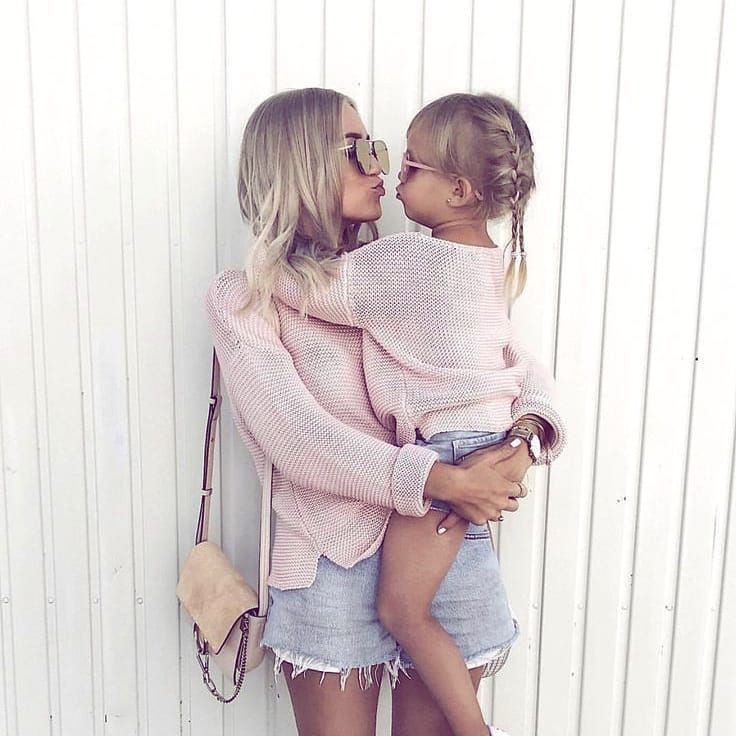 Cute Mom And Daughter Matching Outfit: Mom And Daughter Matching Clothes,  Mommy And Daughter Dresses,  Parent And Child Outfits,  Trendy Mom And Daughter Outfit  