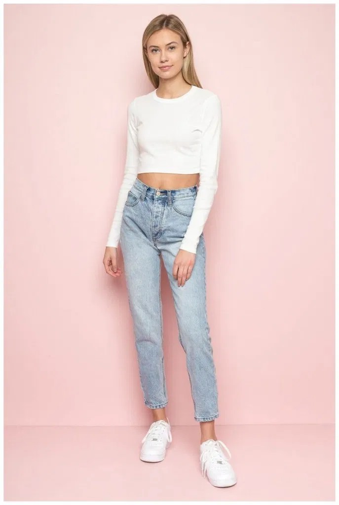 Spring Summer 2020 Color Trends: Mom jeans,  Brandy Melville,  Spring Outfits,  Fashion accessory  