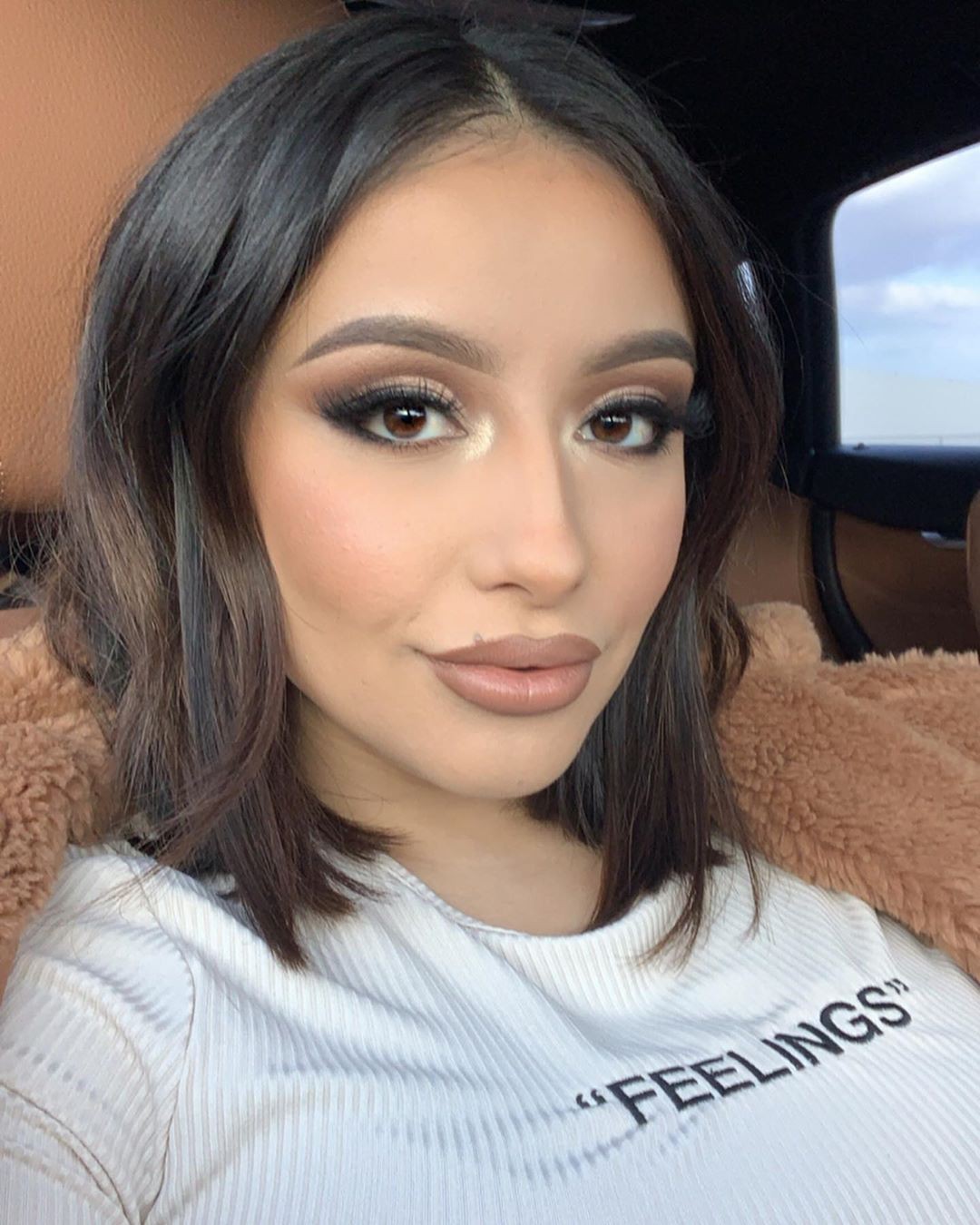 Erika Rodriguez Pretty Face, Lip Makeup, Simple Hairstyle: Jeans Outfit  