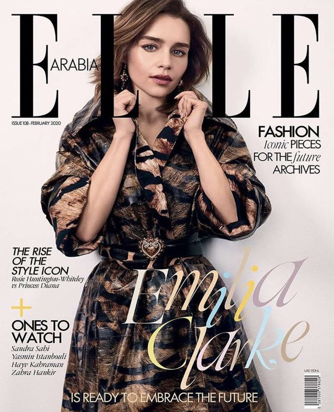 Emilia Clarke for ELLE Arabia Cover (February 2020): celebrity pictures,  hot celebrity  