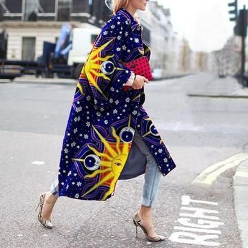 Clarissa Archer attire ideas, street fashion, outerwear: Kimono Outfit Ideas,  Purple And Yellow Outfit  