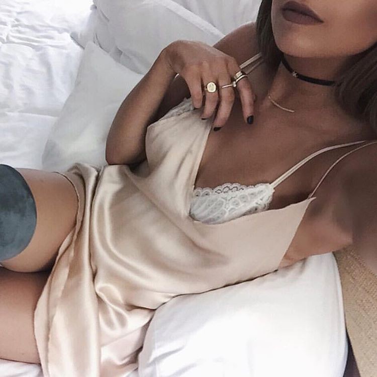 Beige style outfit with shoe, undergarment, nasty gal: Long hair,  Nasty Gal  