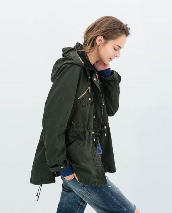 Clothing ideas with fashion accessory, overcoat, jacket | Cargo Jacket ...