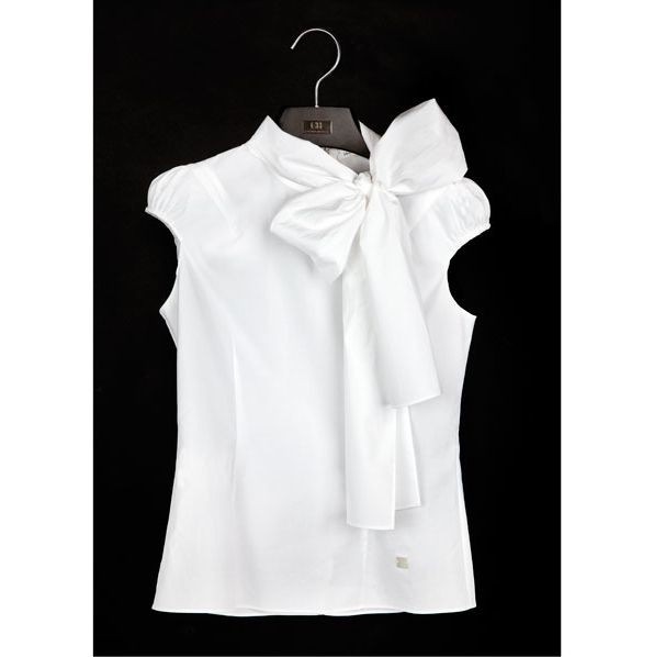 Blusa de medio lado ready to wear, sleeveless shirt: summer outfits,  Sleeveless shirt,  White Outfit,  Ready To Wear  