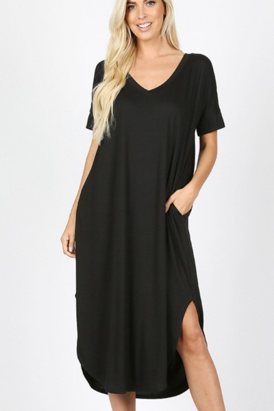 Black Women Maxi Dress