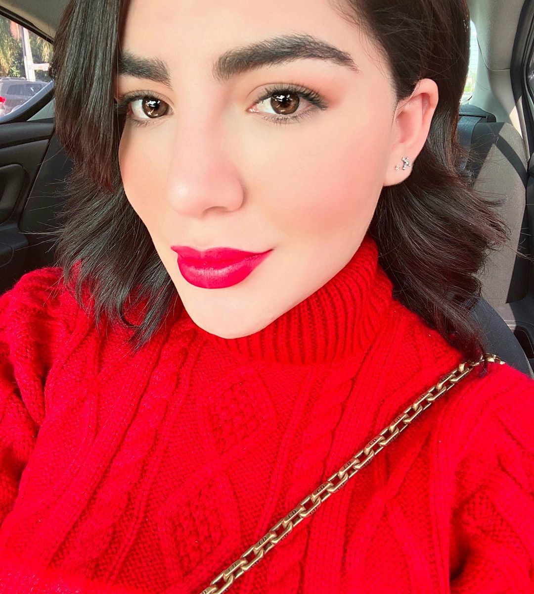 Mary Baltazar Cute Face, Beautiful Lips, Hairstyle For Women: Instagram girls,  Pink And Red Outfit  