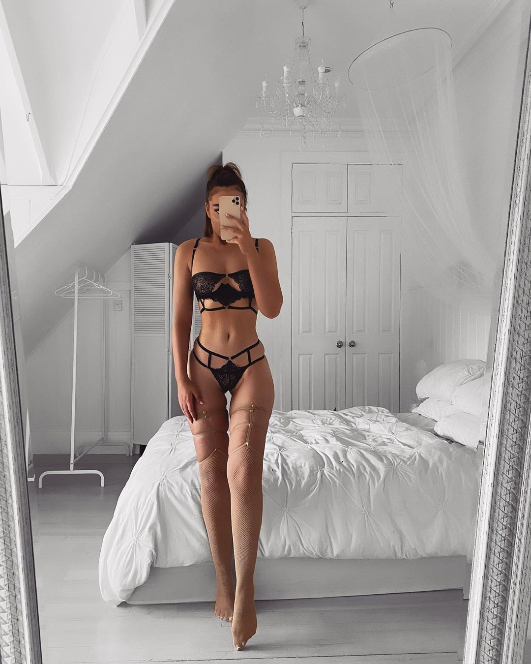 Emma Spiliopoulos undergarment, lingerie, bikini colour outfit