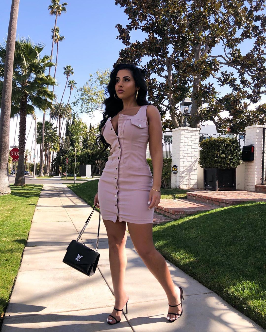 White and pink dress, model photography, legs pic: White And Pink Outfit  