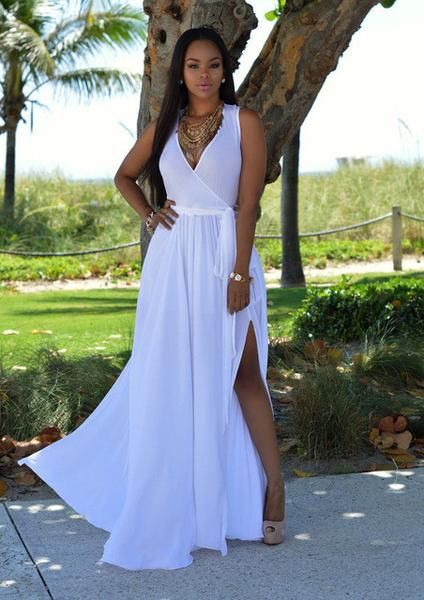 Chiffon material gown styles bridal party dress, evening gown: Evening gown,  party outfits,  White Outfit,  Bridal Party Dress  