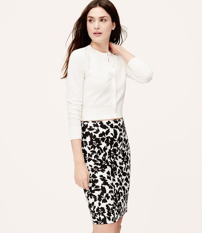 White outfit ideas with pencil skirt, miniskirt, blouse | Printed ...