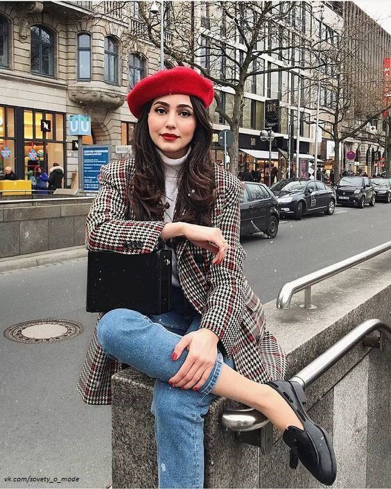 Style outfit red beret style, fashion accessory, street fashion, red beret: Teen outfits,  Fashion accessory,  Street Style,  Red beret,  Red Outfit  