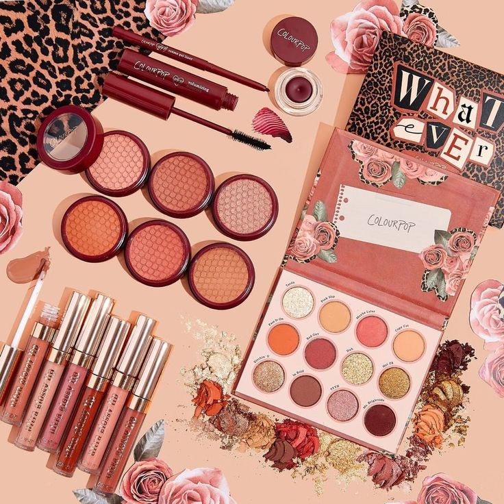 Bảng mắt colourpop whatever: Eye Shadow,  Lip liner,  Lip gloss,  Date Outfits,  Pink Outfit  