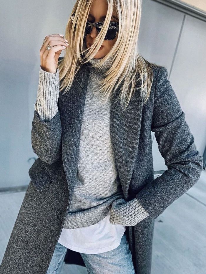 Outfit style haarschnitt 2020 frauen lang, layered hair, long hair: Long hair,  Layered hair,  Classy Winter Dresses  