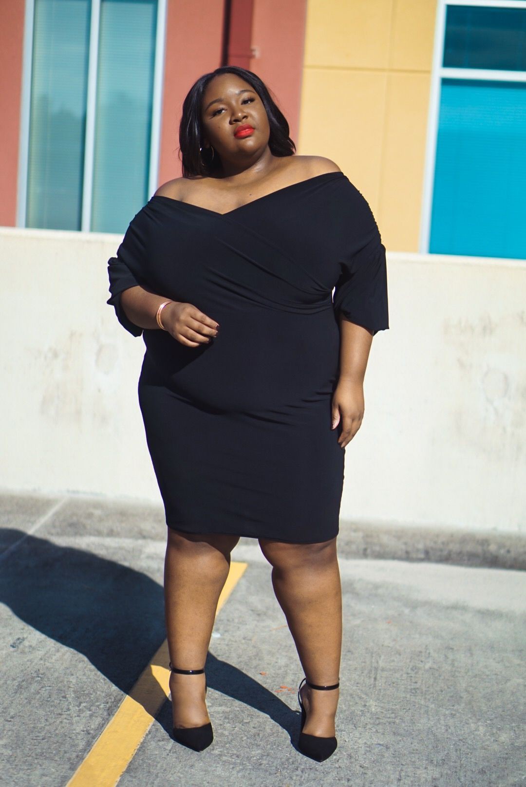 Colour dress little black dress plus size clothing, little black dress, plus size model: Bridesmaid dress,  Black Outfit  