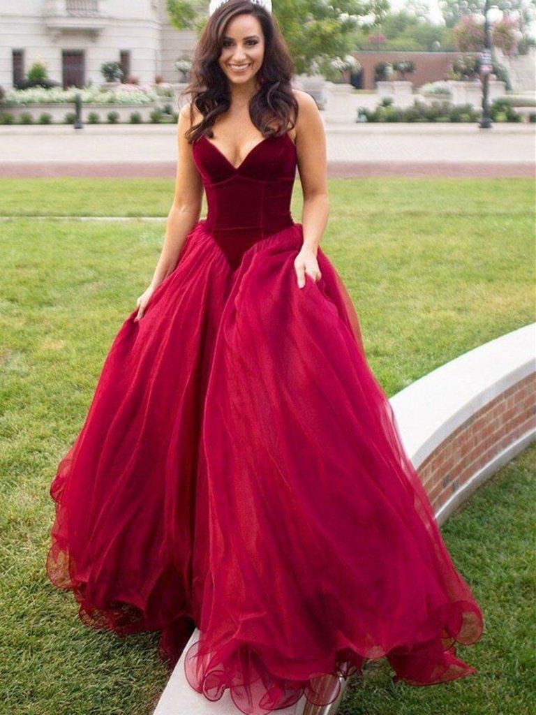 Colour outfit, you must try burgundy prom dresses bridal party dress, strapless dress: Evening gown,  Ball gown,  Strapless dress,  Prom Dresses,  Pink And Red Outfit,  Bridal Party Dress  