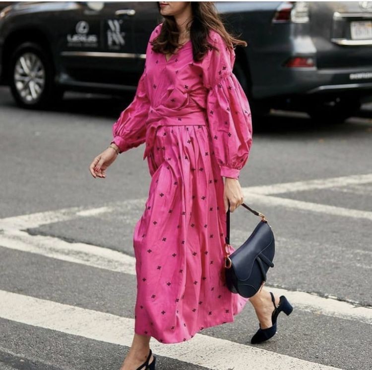 Pink colour outfit ideas 2020 with dress, new york fashion week, paris fashion week: fashion blogger,  Fashion week,  Fashion photography,  Pink Dresses,  New York Fashion Week,  Paris Fashion Week,  Milan Fashion Week  