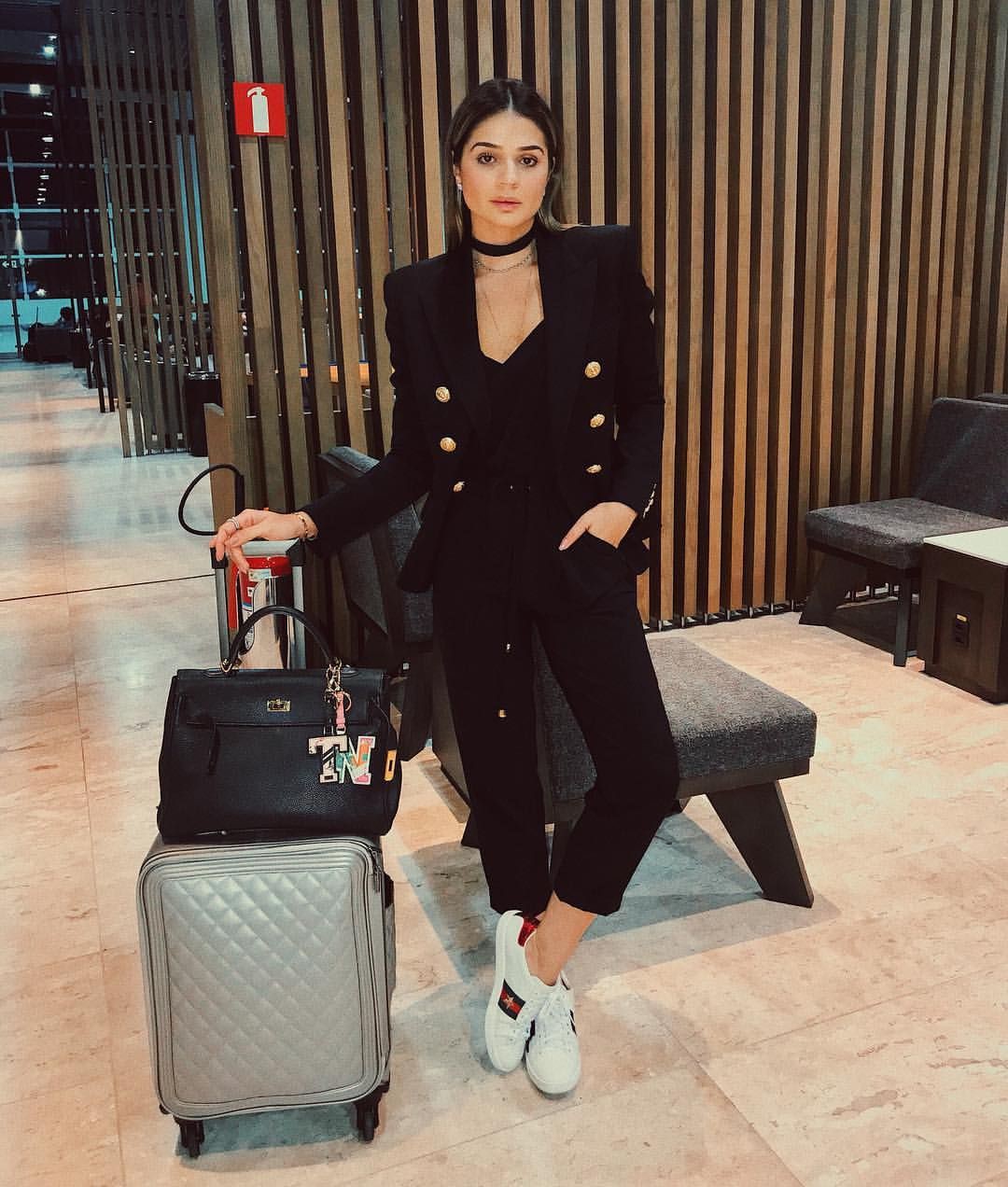 Looks aeroporto thassia naves who what wear, thássia naves: fashion model,  Thássia Naves,  Airport Outfit Ideas  