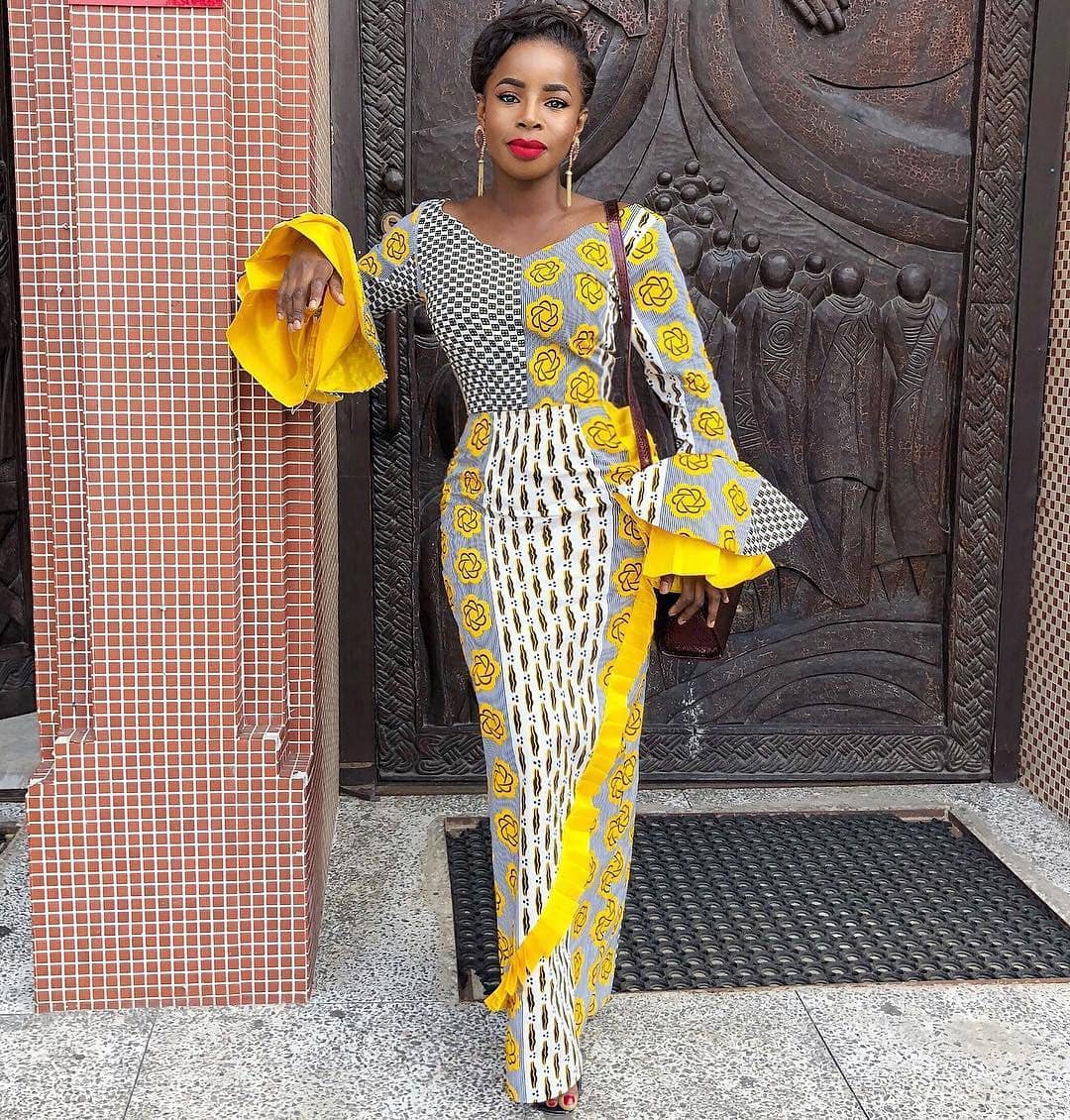 Cutest African American Apparel Suggestion For Ladies: African fashion,  Ankara Dresses,  Ankara Fashion,  Ankara Outfits,  Asoebi Styles,  Printed Dress,  Asoebi Special  