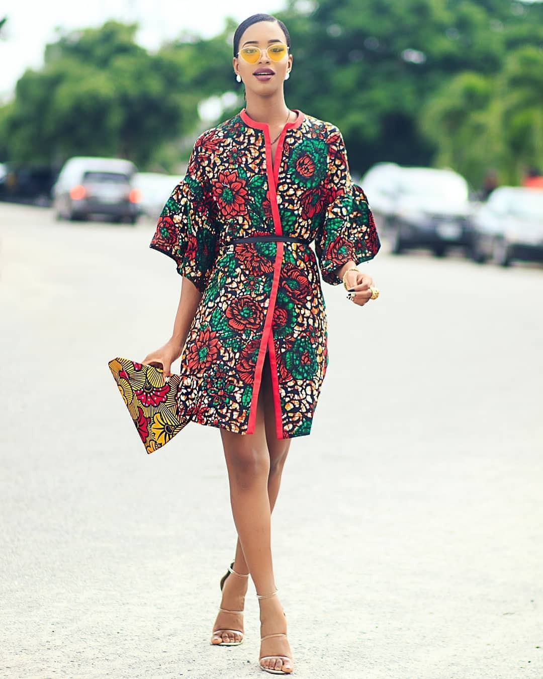 Beautiful Ghanian Get-Up Inspiration For Black Women: Ankara Dresses,  Ankara Outfits,  Asoebi Styles,  Colorful Dresses,  Asoebi Special  