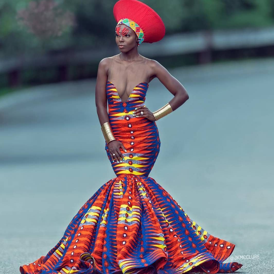 Latest Nigerian Clothes Inspo For Ladies: African fashion,  Ankara Dresses,  Ankara Outfits,  African Outfits,  Colorful Dresses,  Printed Dress  