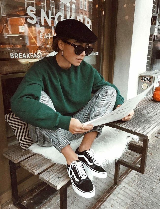 Outfit ideas vintage minimalist outfits, vintage clothing, winter clothing,  street fashion, casual wear, t shirt | Tweed Pants Outfits For Girls |  Street fashion, T Shirt, Tweed Pants