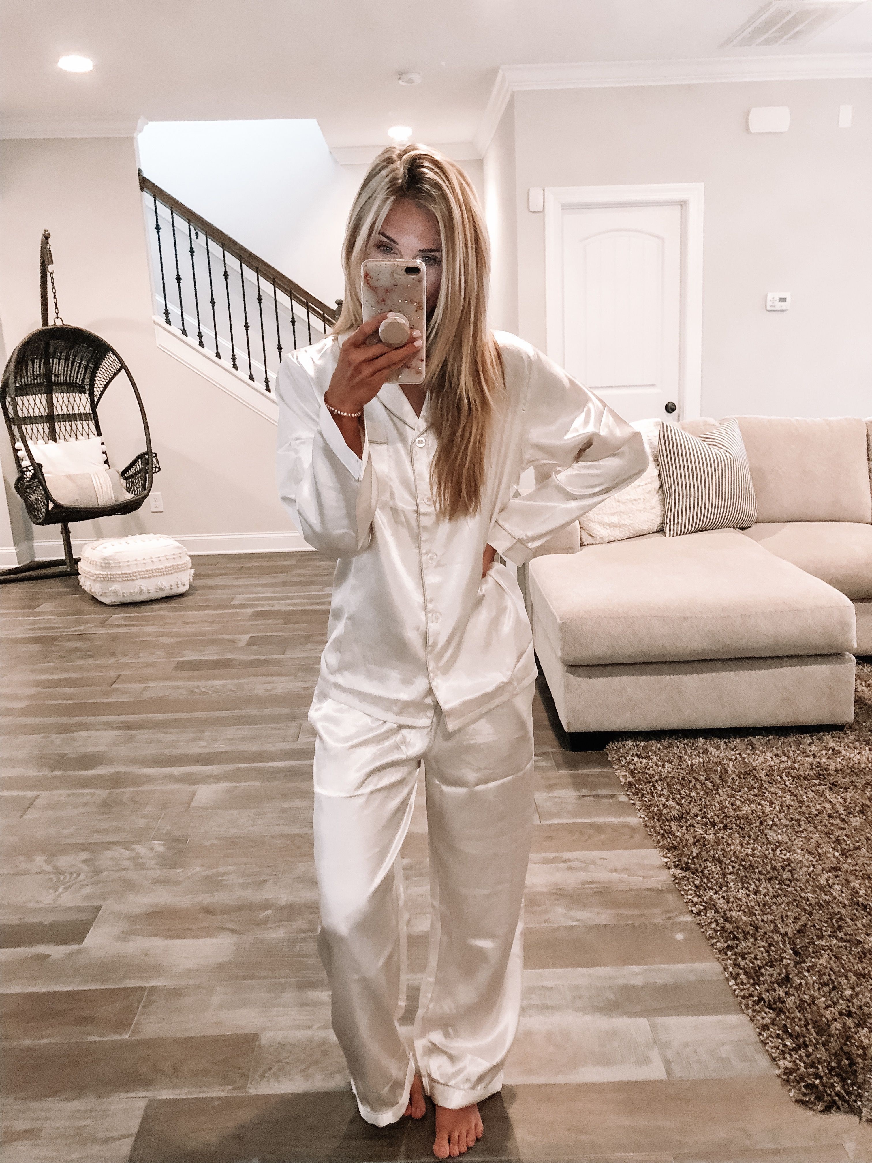 Pajama party outfit ideas, pyjama set: White Outfit,  Quarantine Outfits 2020,  Pyjama Set,  Pajama Outfit  