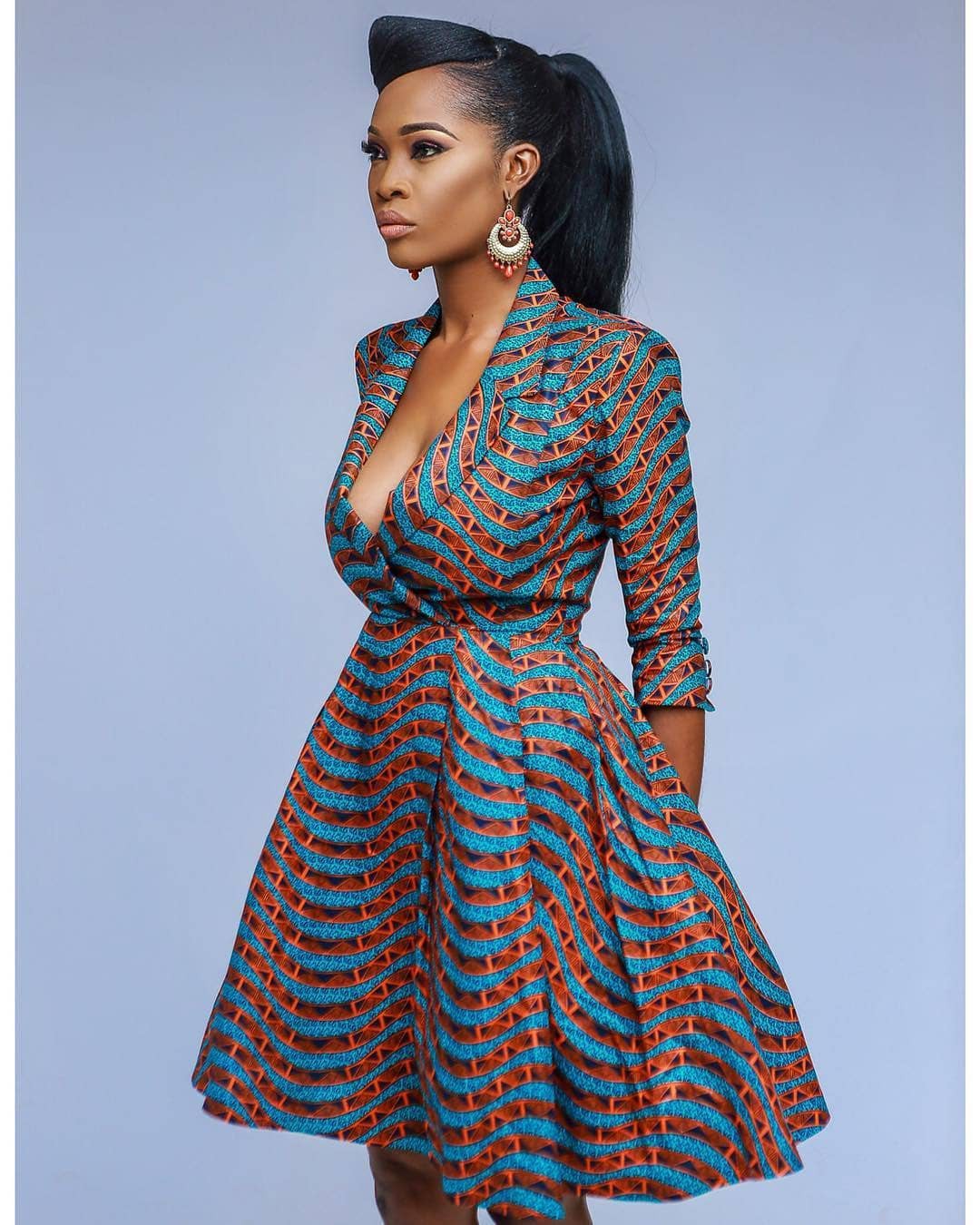Popular Afro-American Apparel Ideas For Black Ladies: Ankara Dresses,  Ankara Fashion,  Ankara Outfits,  African Outfits,  Ankara Inspirations,  Asoebi Special  