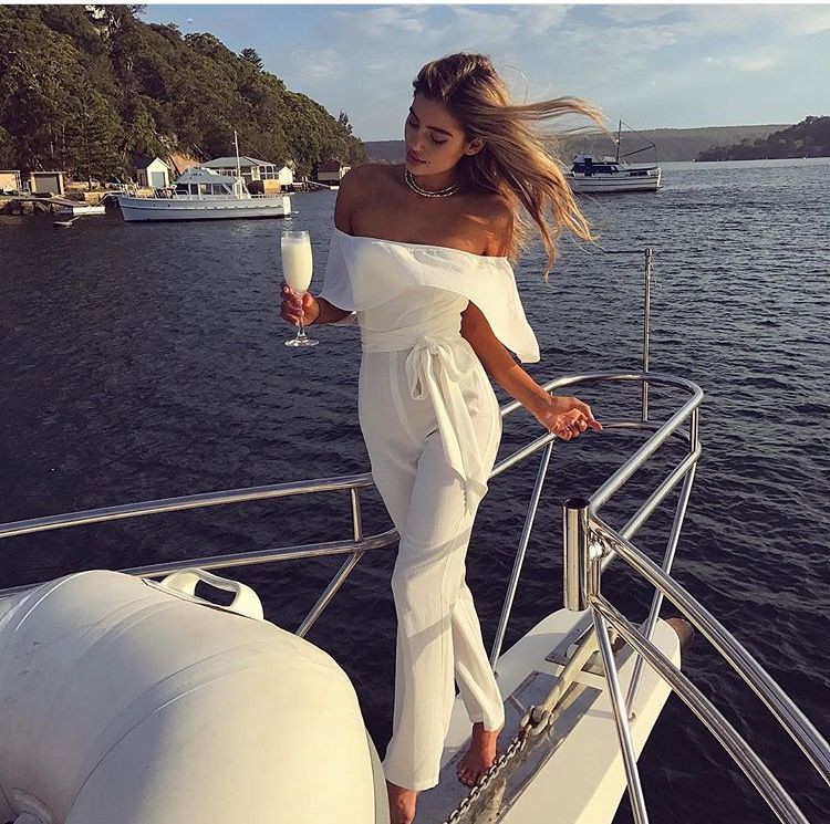White dresses ideas with: White Outfit,  Boating Outfits,  White Dress  