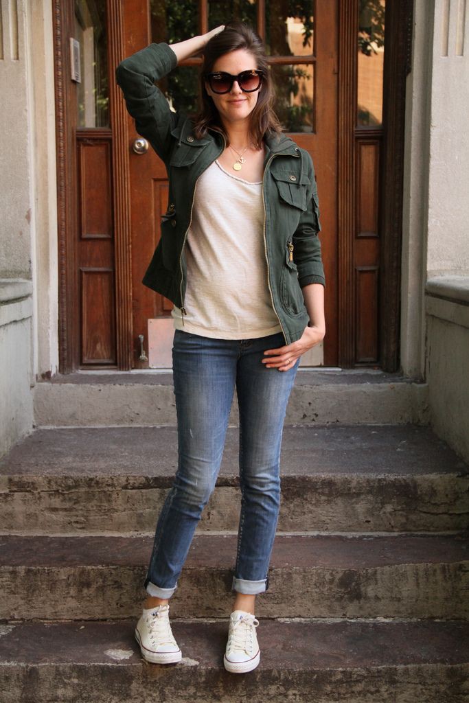Instagram fashion with leather jacket, jacket, denim | Converse Outfits ...