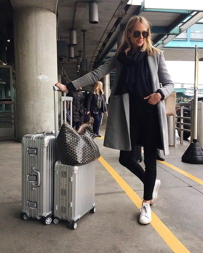 Outfit ideas with coat, top: Lapel pin,  Louis Vuitton,  Street Style,  Airport Outfit Ideas,  Winter Coat  