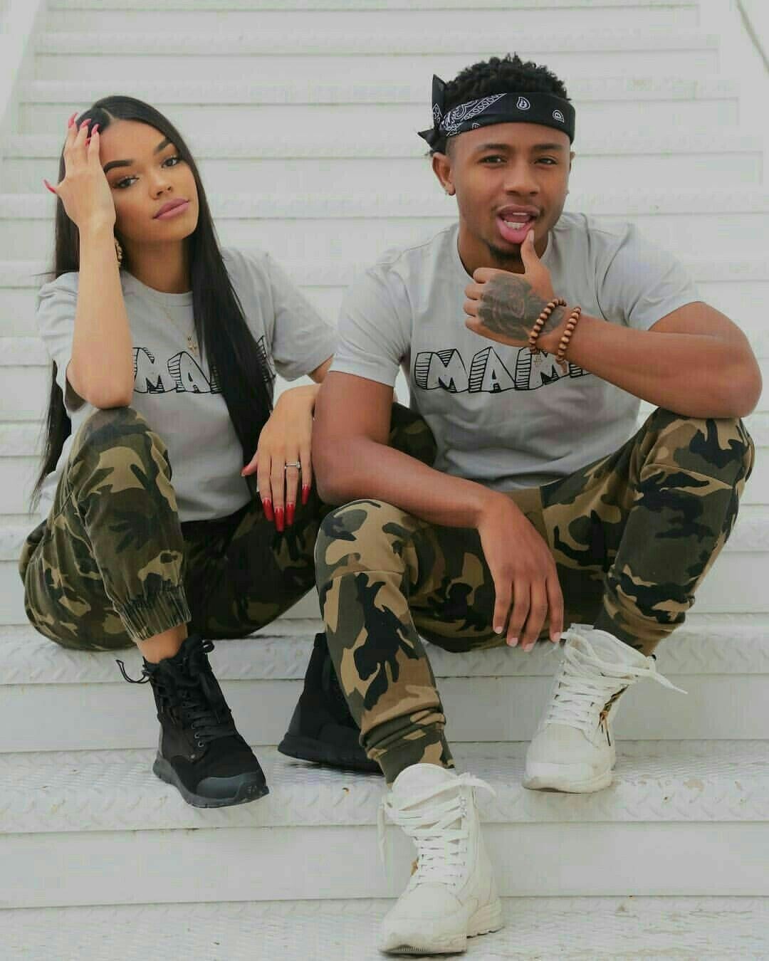 Colour outfit ideas 2020 with uniform: Military camouflage,  Military uniform,  Matching Couple Outfits  