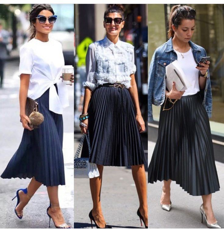 White colour outfit, you must try with jean jacket, crop top, skirt: Crop top,  Skirt Outfits,  T-Shirt Outfit,  White Outfit,  Pleated Skirt,  Street Style  