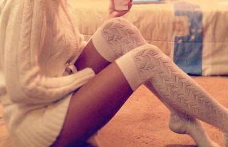 Comfy thigh high sock outfits: Hot Girls,  Knee highs,  Knee High Boot,  Thigh High Socks  