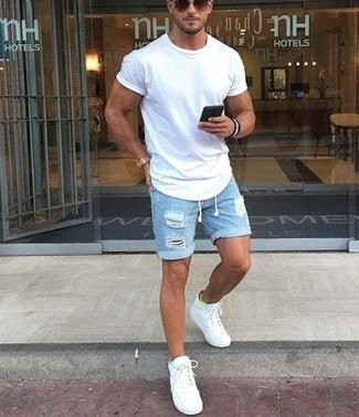 mens fashion shoes with shorts