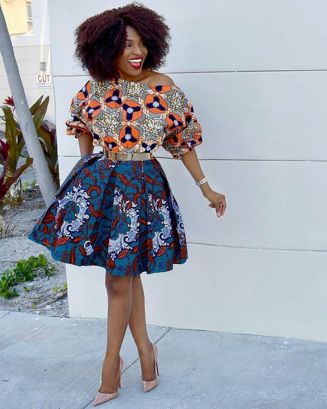 Fabulous Afro American Get Up Inspiration For African Girls Ankara 