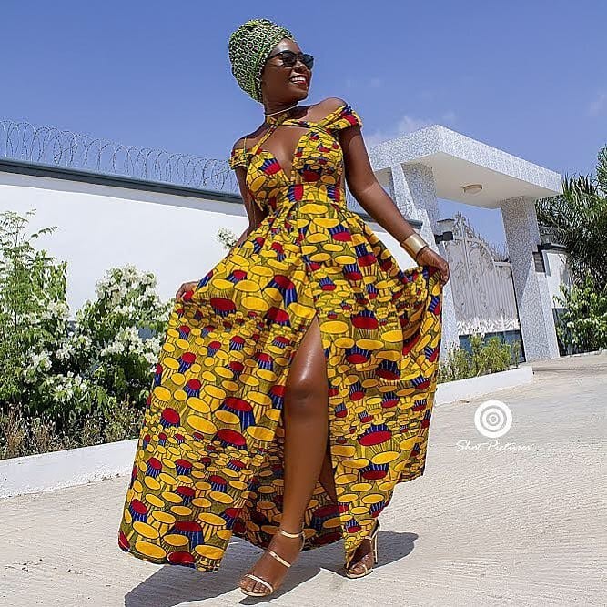 Stunning Afro Dress Inspiration For Black Ladies: Ankara Outfits,  Ankara Dresses,  African Attire,  African Outfits,  Printed Ankara,  Printed Dress,  Asoebi Special  
