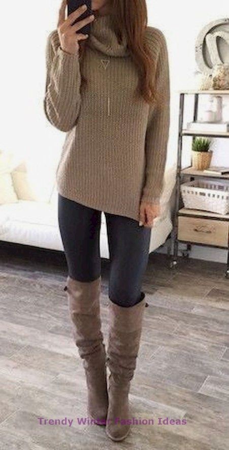 Style winter clothes for women: winter outfits  