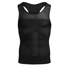 Junlan Moobs Binder Tight Vest with Adjustment Waist Trimmer