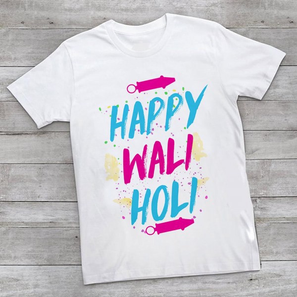 Holi T-shirts - Custom Kids Family Holi T Shirt Online: 