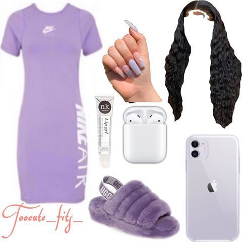 Baddie fit purple ?: 